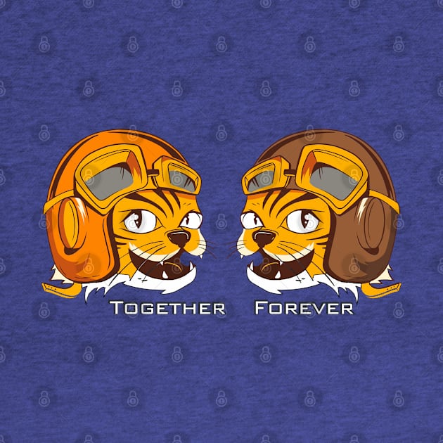 Tigers together forever. by AJ techDesigns